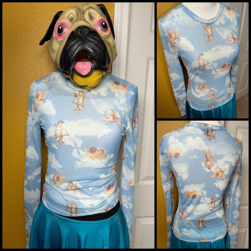 Cool Chick, sheer cherub top!!